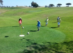 footgolf putting